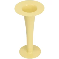 Design Letters Design Letters - Trumpet - 2 in 1 Vase & Kerzenhalter, H 24 cm, yellow
