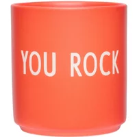 Design Letters Design Letters - AJ Favourite Porzellan Becher, You Rock / red