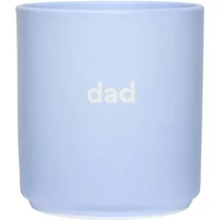 Design Letters Design Letters - AJ Favourite Porzellan Becher, dad / dusty blue