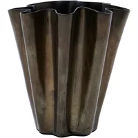 House Doctor House Doctor - Flood Vase H 13 x Ø 12.5 cm, antikbraun