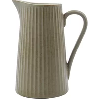 House Doctor House Doctor - Pleat Kanne, 21 cm, grau / braun