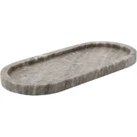 Meraki Meraki - Marble Tablett, 12,5 x 28 cm, beige