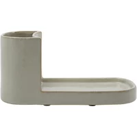 Meraki Meraki - Datura Ordnungssystem für Spülmittel und Spülbürste, 26 x 12,5 cm, shellish grey