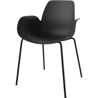 Bolia Bolia - Seed Outdoor Armlehnstuhl, schwarz / schwarz