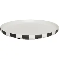 OYOY OYOY - Toppu Teller, Ø 20 cm, weiß / schwarz