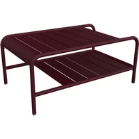 Fermob Fermob - Luxembourg niedriger Tisch, 90 x 55 cm, schwarzkirsche