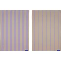 Mette Ditmer Mette Ditmer - Stripes Küchenhandtuch, sand (2er-Set)