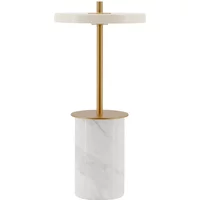 Umage UMAGE - Asteria Move Mini, LED Tischleuchte, Messing / weiß