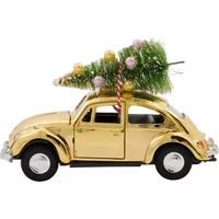 House Doctor House Doctor - Xmas Cars Deko-Autos, 12,5 cm, gold