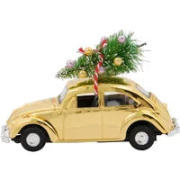 House Doctor House Doctor - Xmas Cars Deko-Autos, 8,5 cm / gold