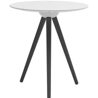 Softline Softline - Circoe Beistelltisch, schwarz / weiß lackiert