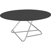 Softline Softline - Tribeca Beistelltisch, large, Chrom / schwarz lackiert