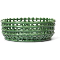 Ferm Living Ferm Living - Keramik Centerpiece Schale, emerald green