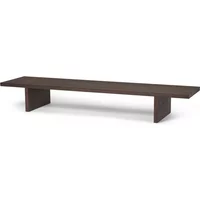 Ferm Living Ferm Living - Kona Low Beistelltisch, 140 x 34 cm, Eiche dunkel gebeizt
