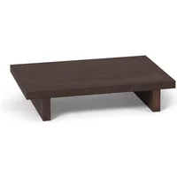 Ferm Living Ferm Living - Kona Low Beistelltisch, 49 x 33,5 cm, Eiche dunkel gebeizt