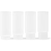 Ferm Living Ferm Living - Ripple Longdrink-Gläser, frosted (4er-Set)