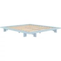 Karup Karup - Japan Bett 180 x 200 cm, Kiefer blue dream