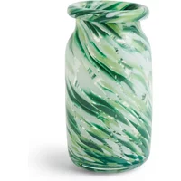 Hay HAY - Splash Vase S, Ø 11,3 x H 20,5 cm, green swirl