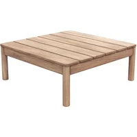 Fritz Hansen Fritz Hansen - Skagerak Tradition Outdoor Couchtisch H 27 cm, Teak
