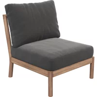 Fritz Hansen Fritz Hansen - Skagerak Tradition Outdoor Sofa Mittelmodul, Teak / charcoal