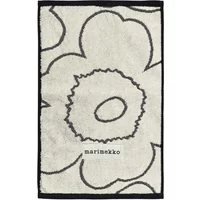 Marimekko Marimekko - Piirto Unikko Gästehandtuch, 30 x 50 cm, ivory / schwarz