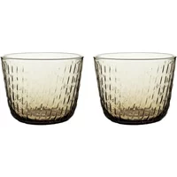 Marimekko Marimekko - Syksy Glas, 200 ml, braun (2er-Set)