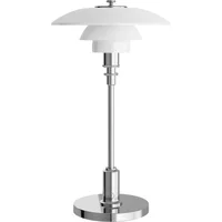 Louis Poulsen Louis Poulsen - PH 2/1 Portable Akku LED-Tischleuchte, Chrom / Opalglas