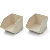 LIEWOOD LIEWOOD - Rosemary Aufbewahrungsbox, small, sandy (2er-Set)