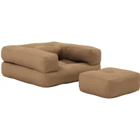 Karup Karup - Mini Cube Kinder-Futonsessel, mocca