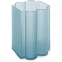 Kartell Kartell - Okra Vase, H 24 cm, hellblau