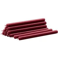 Stoff Nagel STOFF Nagel - Paraffin-Kerzen, bordeaux (12er-Set)