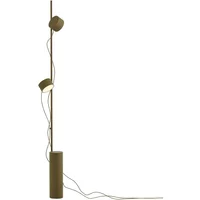 Muuto Muuto - Post LED-Stehleuchte, braungrün