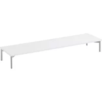 Muuto Muuto - Tube Podium für Stacked System 131 x 35 cm, weiß / grau