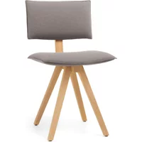 Magis Magis - Trave Stuhl, Esche mit Eichenholz-Finish / braun (Stoff Fidivi Torino 9201)