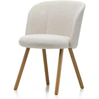 Vitra Vitra - Mikado Stuhl, Eiche natur / elfenbein/perle (Nubia 01)
