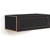 Ambivalenz Ambivalenz - Fläpps Box Wandkonsole 80 x 27 cm, schwarz