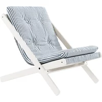 Karup Karup - Boogie Klappstuhl, weiß lackiert / beach blue