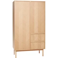 Hübsch Interior Hübsch Interior - Herringbone Kleiderschrank, groß, Eiche natur