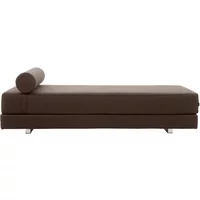 Softline Softline - Lubi Schlafsofa mit Kaltschaummatratze, mokka (Filz 635), inkl. Nackenrolle