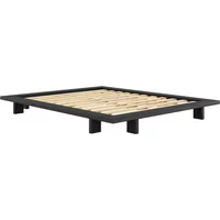 Karup Karup - Japan Bett 160 x 200 cm, Kiefer black night