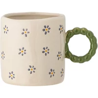 Bloomingville Bloomingville Mini - Dorthea Tasse, weiß / grün