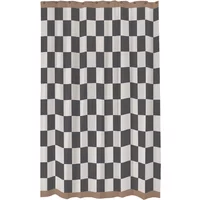 Mette Ditmer Mette Ditmer - Retro Duschvorhang, 150 x 200 cm, dunkelgrau