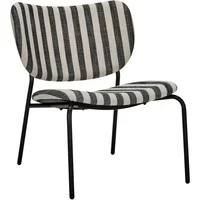 House Doctor House Doctor - Longa Lounge-Sessel, schwarz / off-white