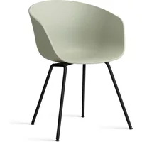 Hay HAY - About A Chair AAC 26, schwarz / pastel green 2.0 (Kunststoffgleiter)