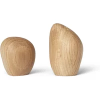 Ferm Living Ferm Living - Cairn Salz- und Pfefferstreuer, Eiche lackiert (2er-Set)
