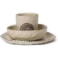 Ferm Living Ferm Living - Naive Ceramic Set, red brown