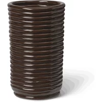 Ferm Living Ferm Living - Corduroy Vase, carob brown