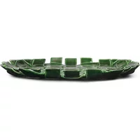 Ferm Living Ferm Living - Plait Servierplatte, emerald green