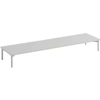 Muuto Muuto - Tube Podium für Stacked System 131 x 35 cm, grau / grau