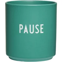 Design Letters Design Letters - AJ Favourite Porzellan Becher, Pause / antique green